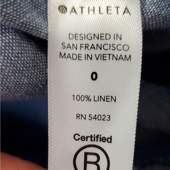 Athleta Blue 100% Jogger Pants - Picture 7 of 7